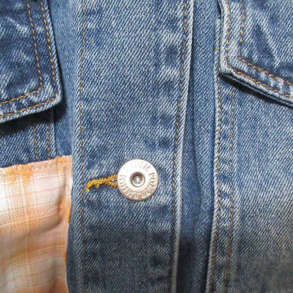 Oversized Distressed Denim "Love" Jacket - Picture 9 of 16